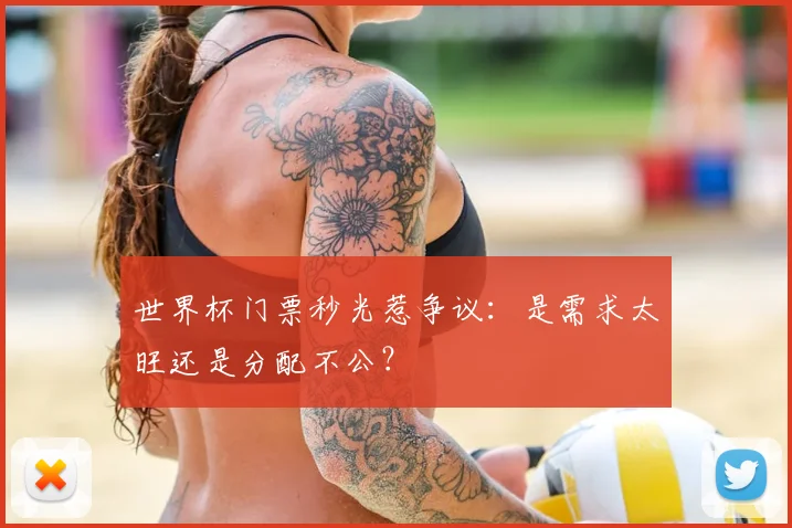 世界杯门票秒光惹争议：是需求太旺还是分配不公？